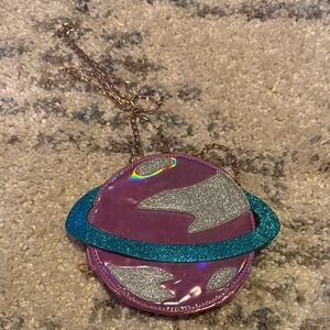 Holographic Planet Crossbody Bag
